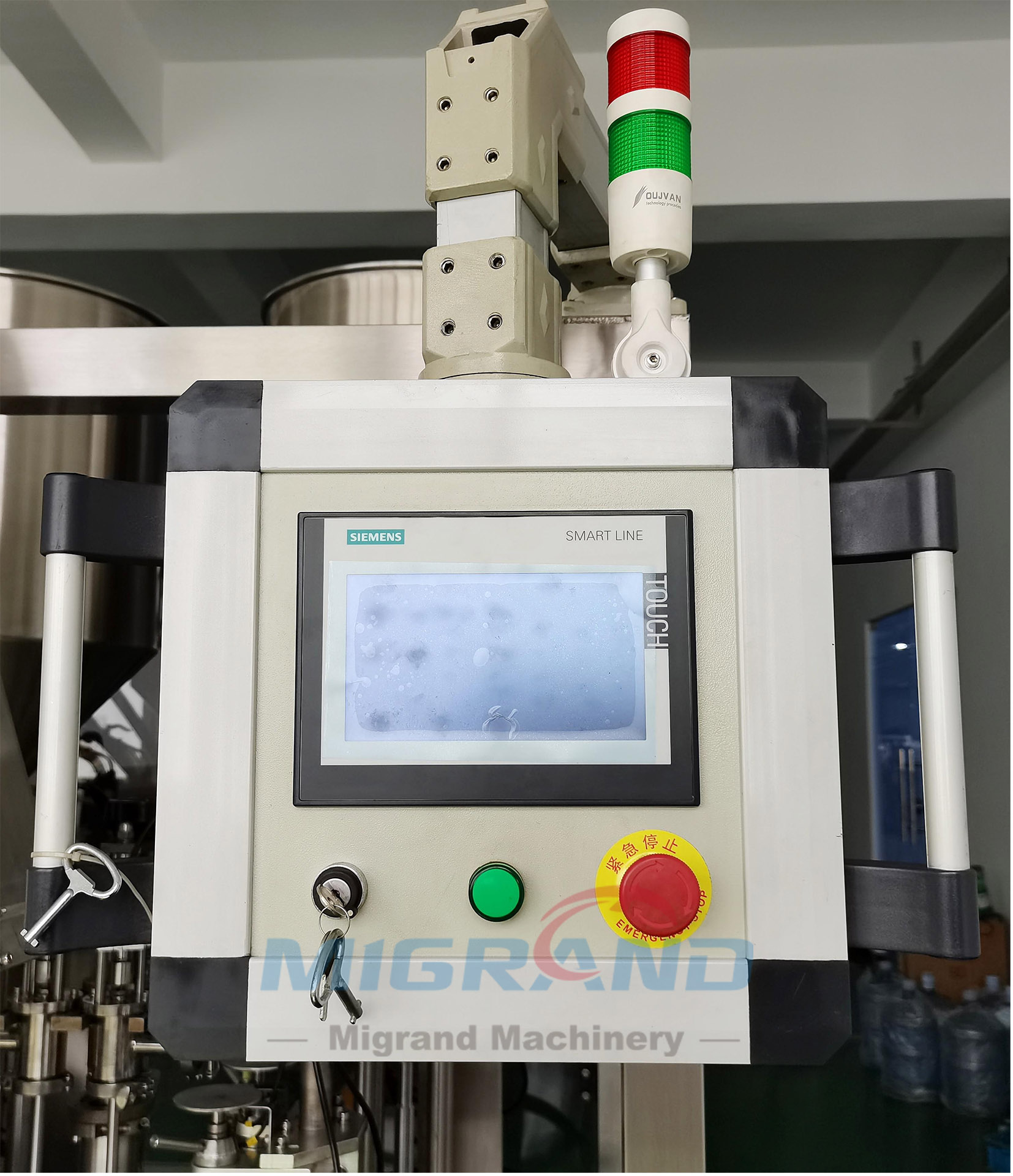 The touch screen with swing arm-1 Màn hình cảm ứng có tay xoay-1