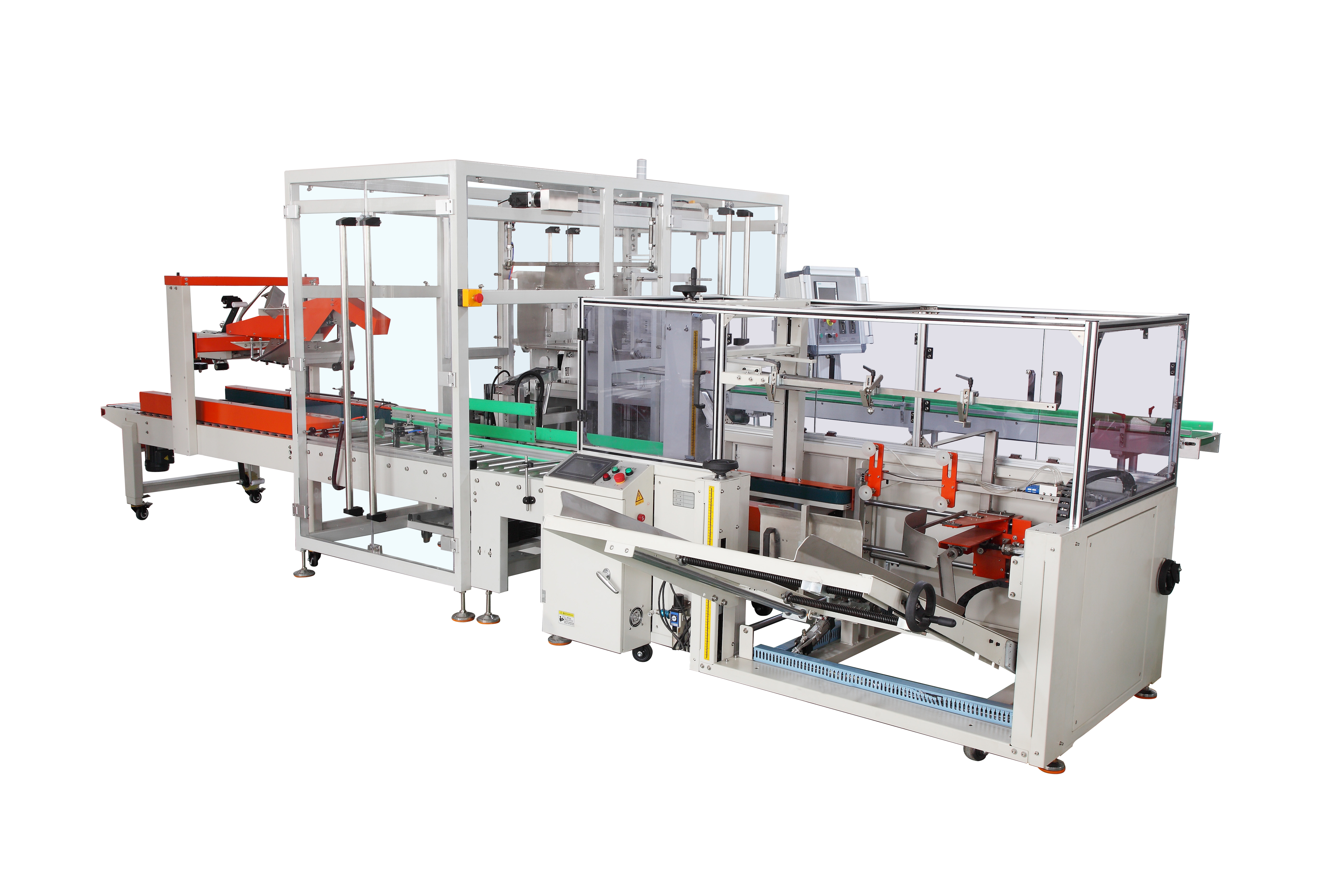 Side Loading Case Packing Machine Máy đóng gói thùng tải bên