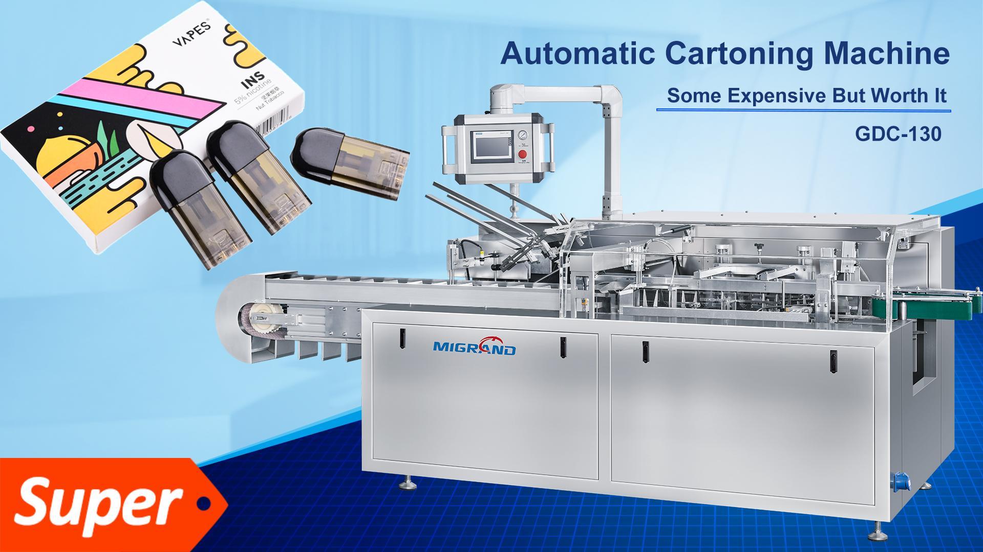 Dây chuyền đóng gói và dán nhãn Indonesia-Vape Pod