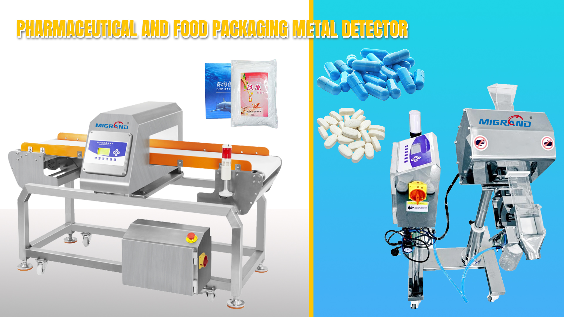 Giải pháp máy dò kim loại trên dây chuyền đóng gói