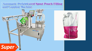 Gdl02 doypack gdl02 với máy đóng nắp vòi phun