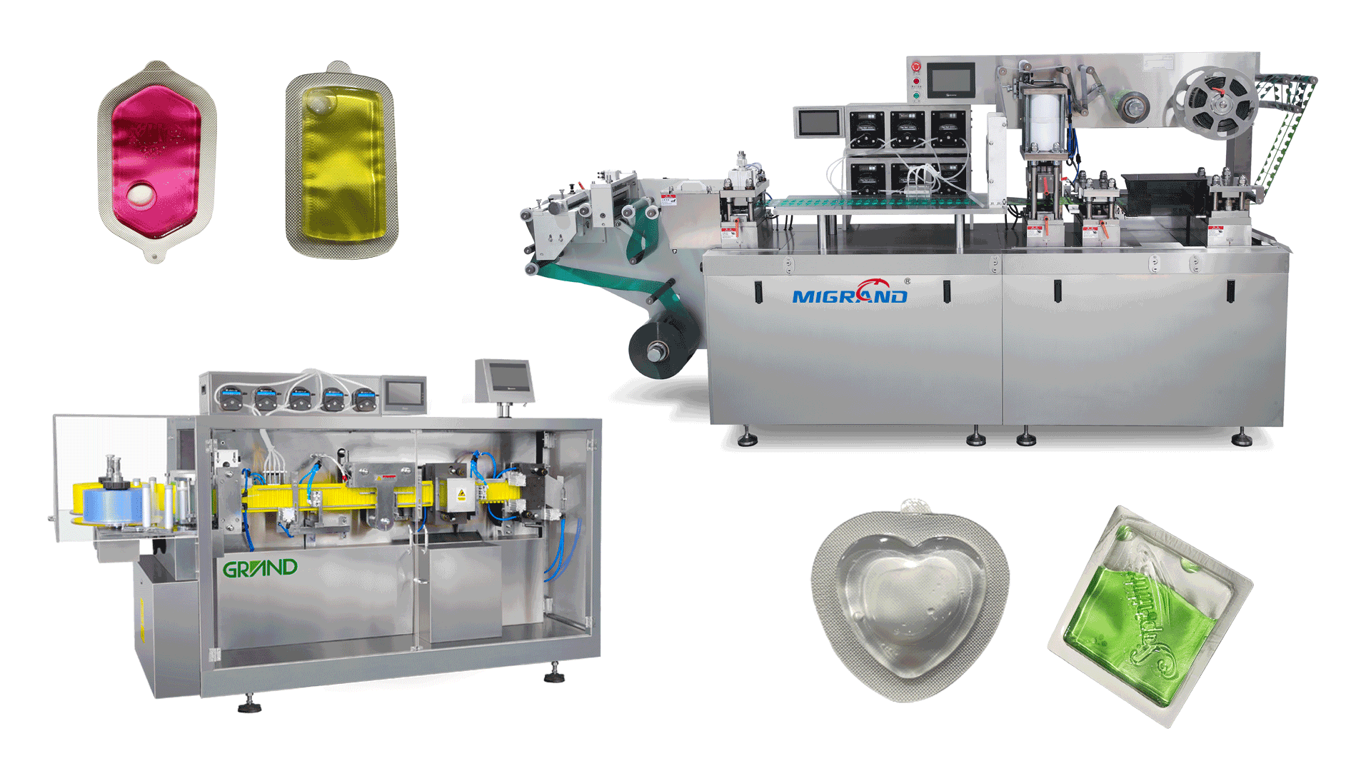 V. Máy đóng gói nước hoa màng ngang