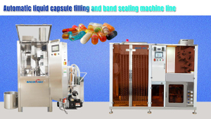 Chất làm đầy nang chất lỏng tự động và dòng máy niêm phong dải