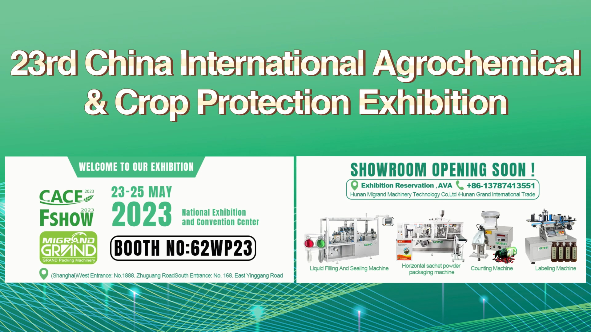 CACE2023 Triển lãm máy móc đóng gói nông dược Mirand